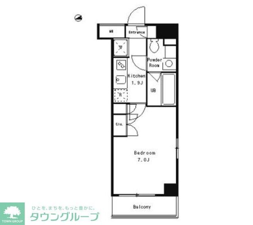 パークキューブ武蔵小杉の物件間取画像